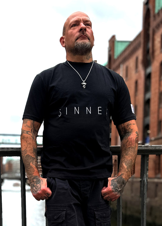 T-SHIRT SINNER schwarz